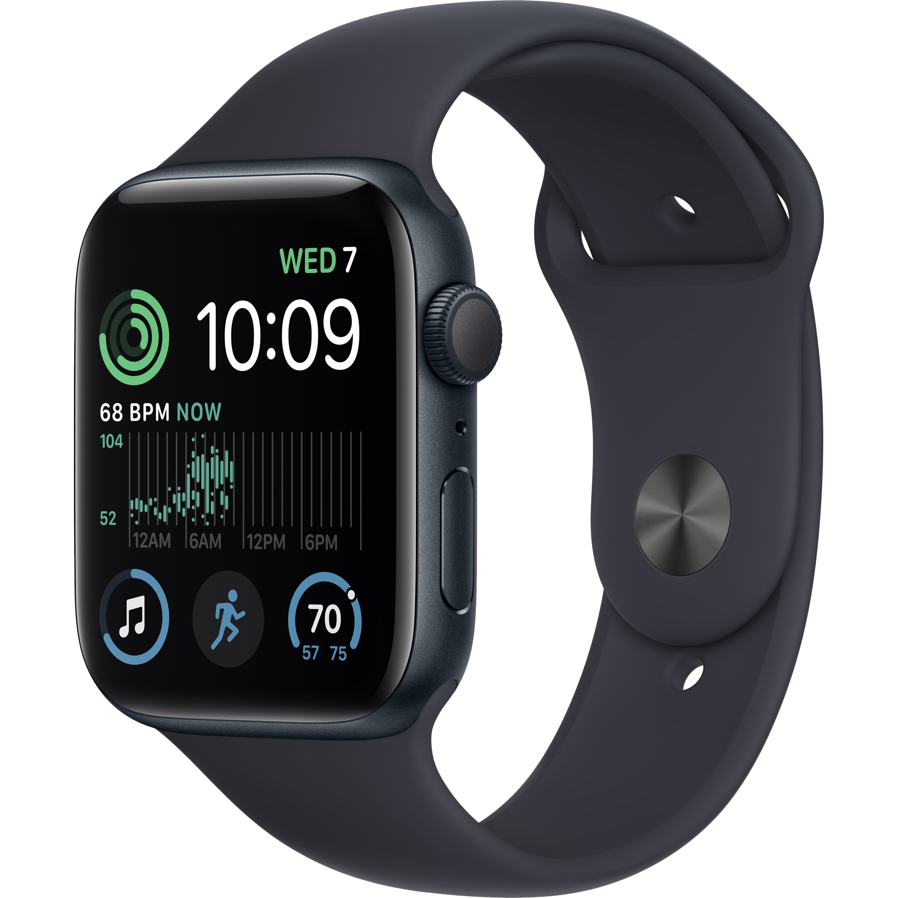 Apple Watch SE GPS Gen.2, 44mm, Midnight, Midnight Sport Band buy 