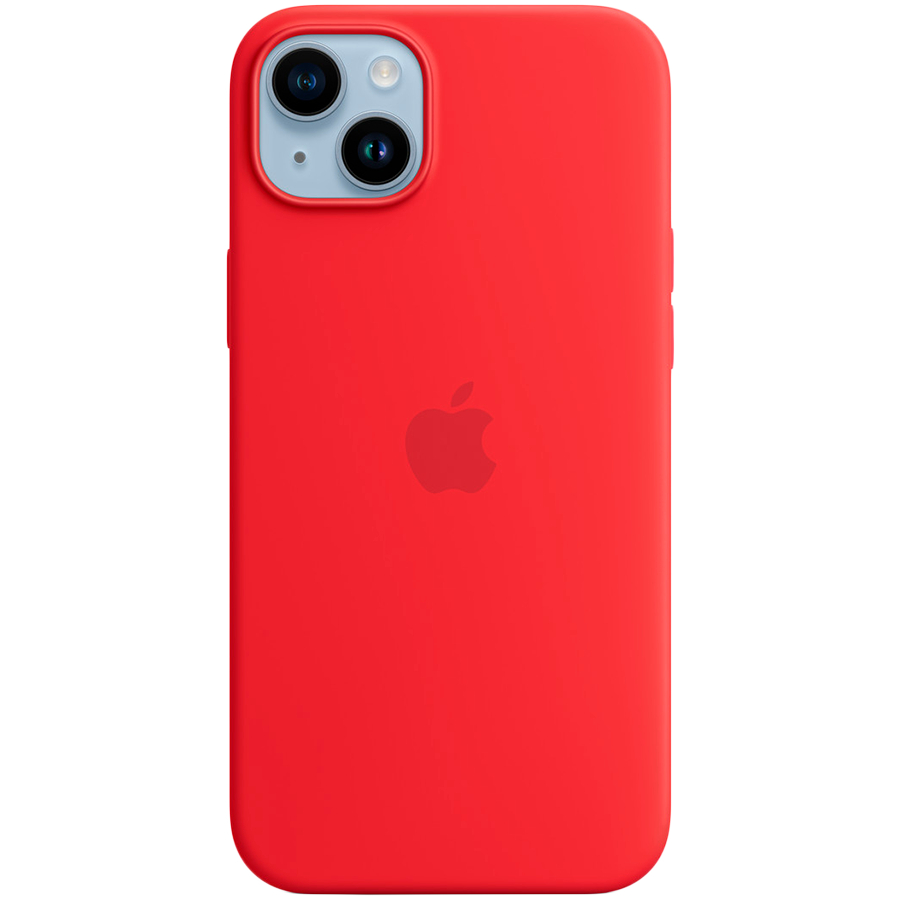 Чехол APPLE силиконовый с MagSafe (PRODUCT)RED для iPhone 14 Plus MPT63ZE/A  для iPhone 14 Plus купить в Киеве | iSpace.ua