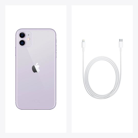 iPhone 11, 64 GB, Bənövşəyi əldə etmək: qiymət MHDF3FS/A, taksit ...