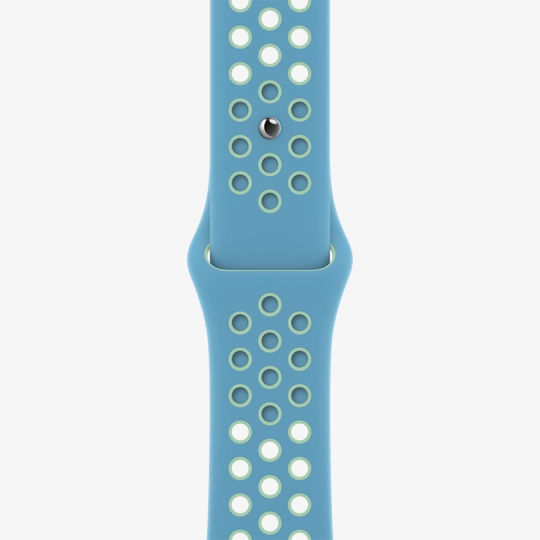 Blue nike top apple watch band