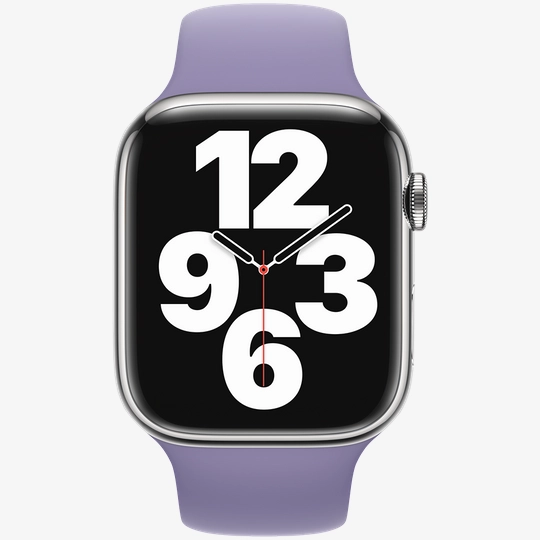 Apple watch lavender sport deals band