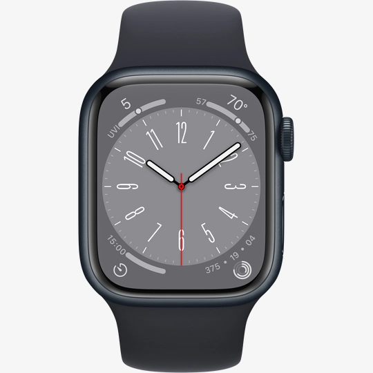 Apple Watch Series 8 GPS 41mm Midnight Midnight Sport Band