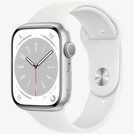 Apple watch series top 3 silver and white