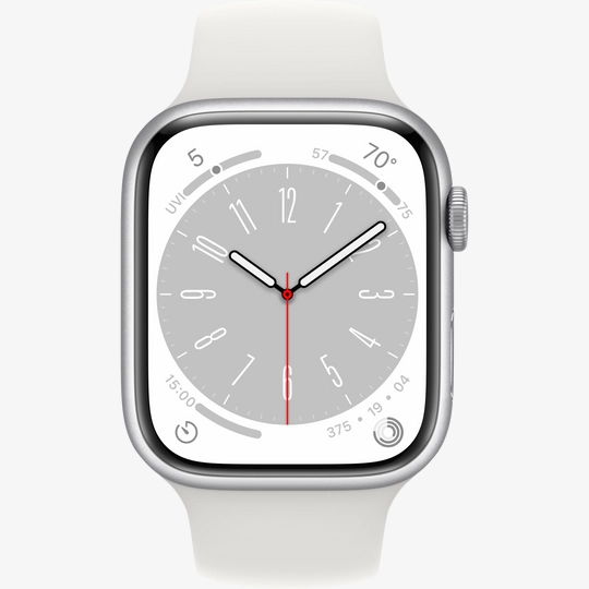 Apple Watch Series 8 GPS 45mm Silver White Sport Band purchase