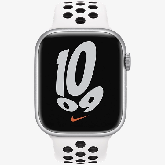 APPLE 45mm Nike Sport Band Summit White Black MPH13ZM A