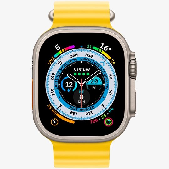 Apple watch shop 3 yellow band