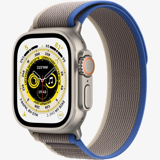 Apple Watch Ultra 2 GPS + Cellular, 49mm Корпус от титан с Green