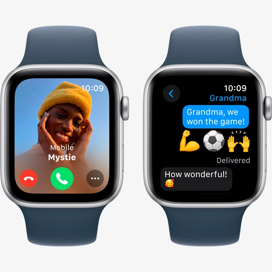Apple Watch SE GPS Gen.2 2023 44mm Silver Storm Blue Sport