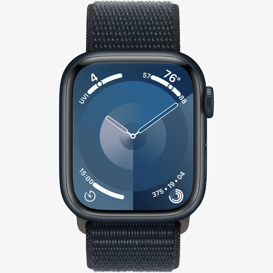 Apple Watch Series 9 GPS, 41mm, Midnight, Midnight Sport Loop