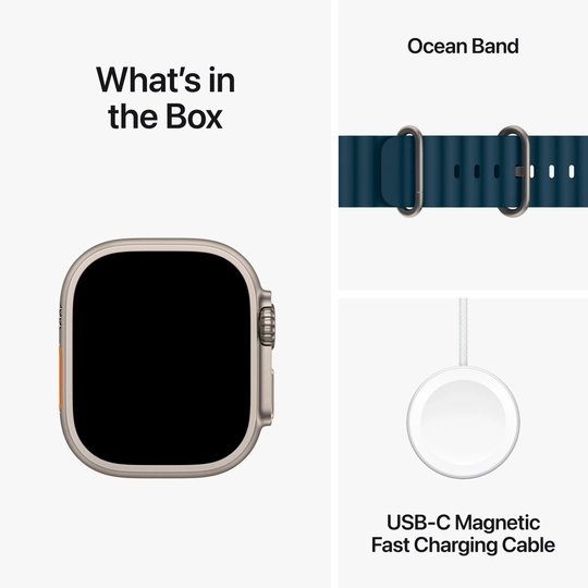 Apple Watch Ultra Series 2 GPS Cellular 49mm Blue Ocean Band