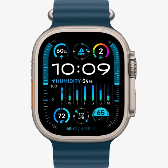 Apple Watch Ultra Series 2 GPS Cellular 49 Blue Ocean Band MREG3UL A iSpace