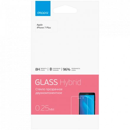 

Safety Glass DEPPA Hybrid for iPhone 7 Plus/8 Plus
