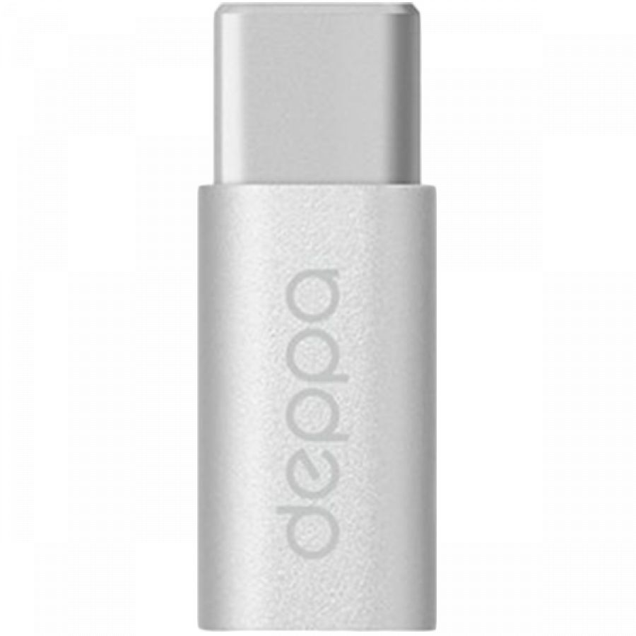 

DEPPA USB-C to microUSB Adapter, Серебристый