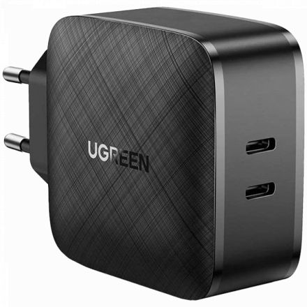 AC Adapter UGREEN 2*USB-C, 66 W