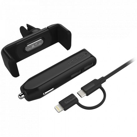 Car Adapter KENU 2*USB 2*USB 2.0 (type A), 24 W
