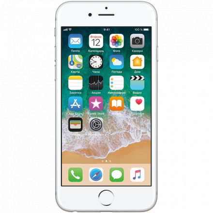 Apple iPhone 6 16 ГБ Серебристый MG482 б/у - Фото 1