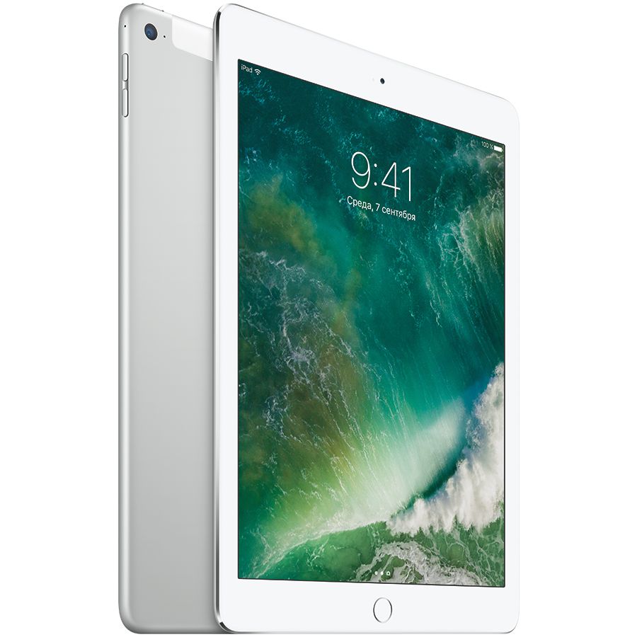 iPad Air 2, 128 ГБ, Wi-Fi+4G, Серебристый MGWM2 б/у - Фото 0