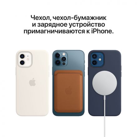 Чехол Apple Leather Case с MagSafe для iPhone 12/12 Pro MHKG3 б/у - Фото 3
