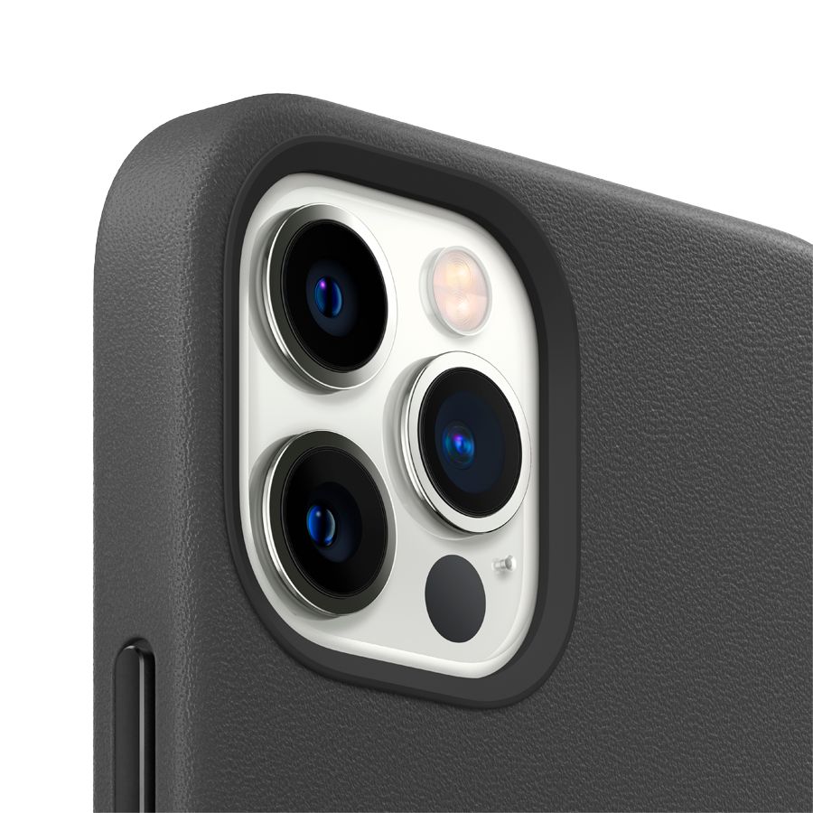 Чехол Apple Leather Case с MagSafe для iPhone 12 Pro Max MHKM3 б/у - Фото 2