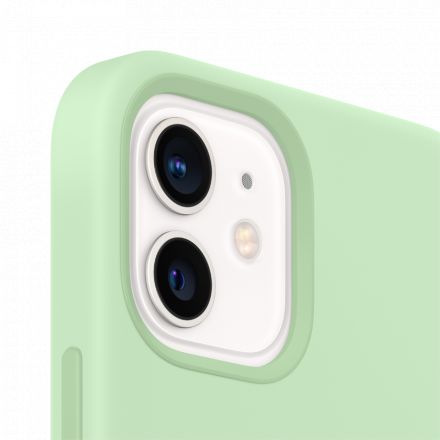Чехол Apple силиконовый MagSafe с MagSafe для iPhone 12/12 Pro MK003 б/у - Фото 2
