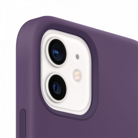 Чехол Apple силиконовый MagSafe с MagSafe для iPhone 12/12 Pro MK033 б/у - Фото 2