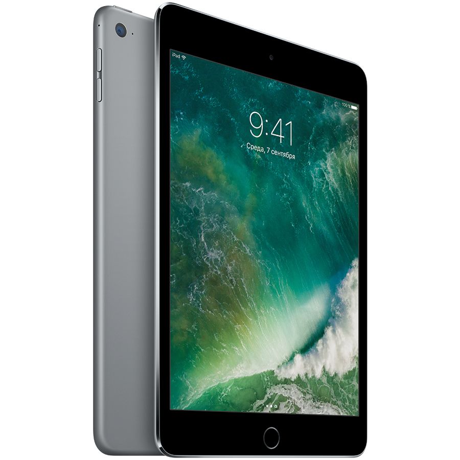 iPad mini 4, 128 ГБ, Wi-Fi, Серый космос MK9N2 б/у - Фото 0