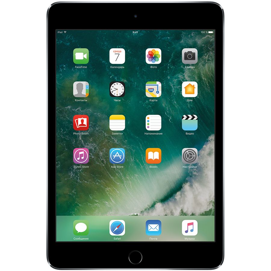 iPad mini 4, 128 ГБ, Wi-Fi, Серый космос MK9N2 б/у - Фото 1