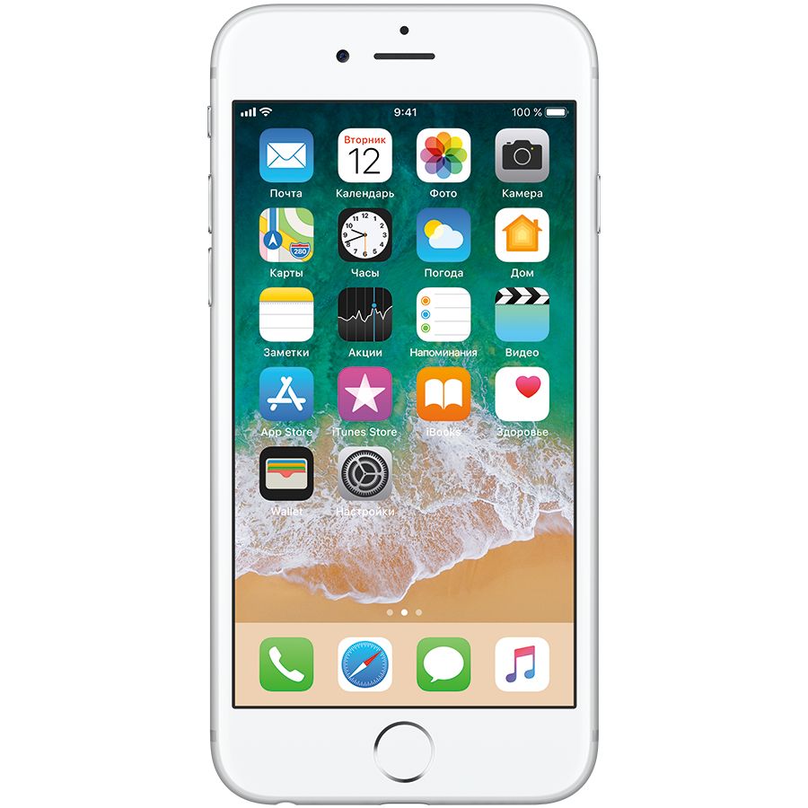 Apple iPhone 6s 128 ГБ Серебристый MKQU2 б/у - Фото 1