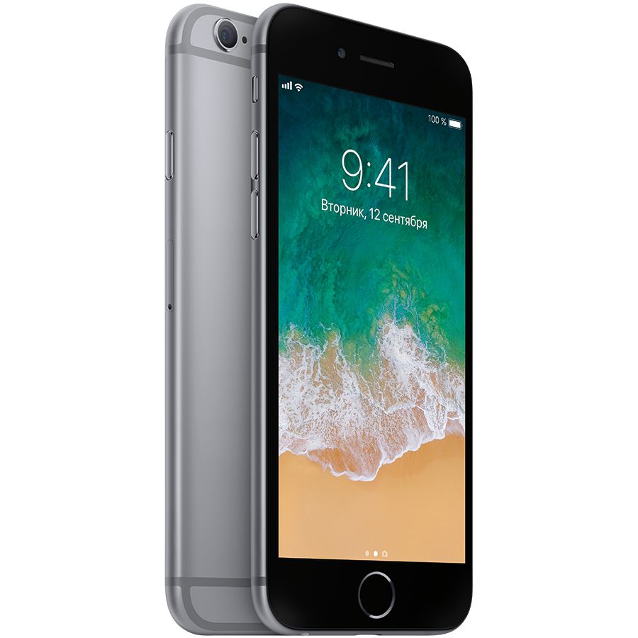 Apple iPhone 6s 32 ГБ Серый космос MN0W2 б/у - Фото 0