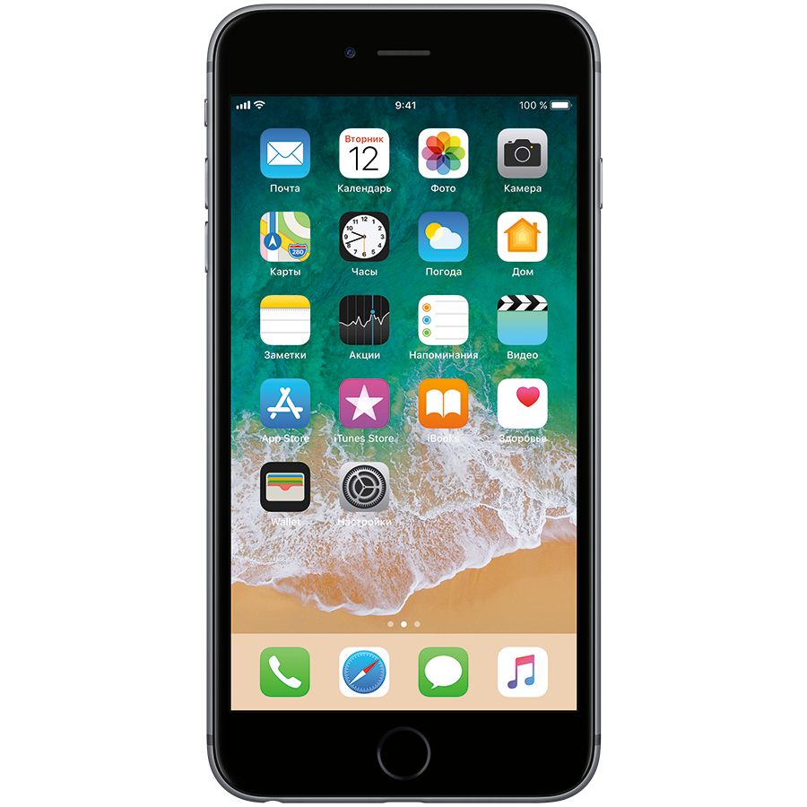 Apple iPhone 6s Plus 32 ГБ Серый космос MN2V2 б/у - Фото 1
