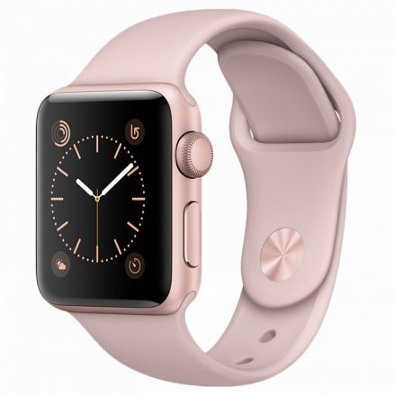 Apple Watch Series 2, 38мм, Розовое золото, Cпортивный ремешок цвета «розовый песок» MNNY2 б/у - Фото 0