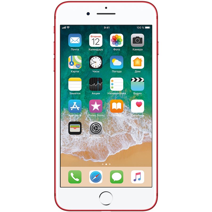 Apple iPhone 7 Plus 256 ГБ Красный MPR62 б/у - Фото 1