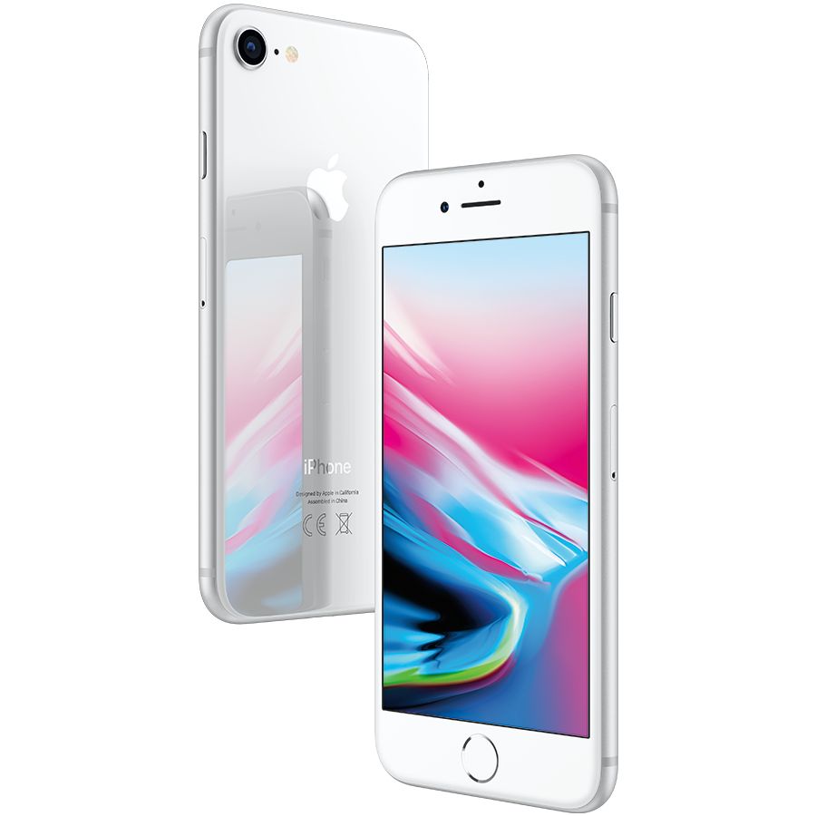 Apple iPhone 8 64 ГБ Серебристый MQ6H2 б/у - Фото 0