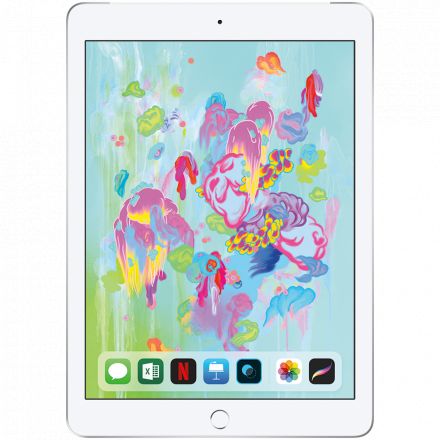 iPad 9,7", 32 ГБ, Wi-Fi+4G, Серебристый MR6P2 б/у - Фото 0