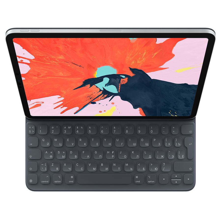 Чехол-клавиатура Apple Smart Keyboard Folio для iPad Pro 12,9 дюйма (3-го поколения) MU8H2 б/у - Фото 0