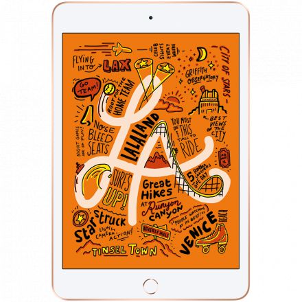 iPad mini 5, 64 ГБ, Wi-Fi, Золотой MUQY2 б/у - Фото 1