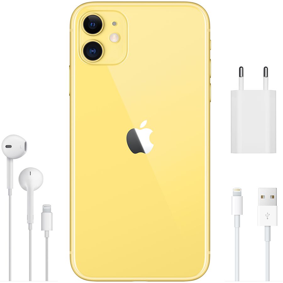 Apple iPhone 11 64 ГБ Желтый MWLW2 б/у - Фото 5