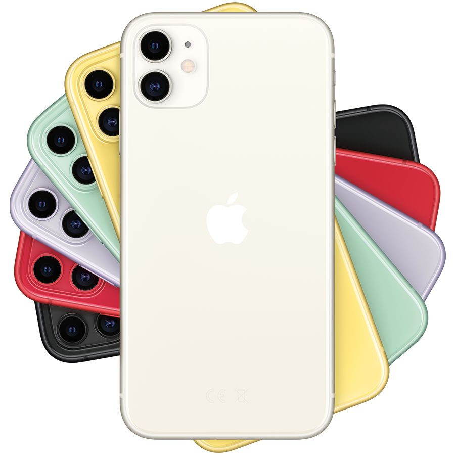 Apple iPhone 11 128 ГБ Белый MWM22 б/у - Фото 0