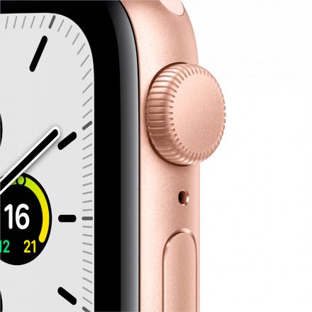 Apple Watch SE GPS, 40мм, Золотой, Cпортивный ремешок цвета «розовый песок» MYDN2 б/у - Фото 1