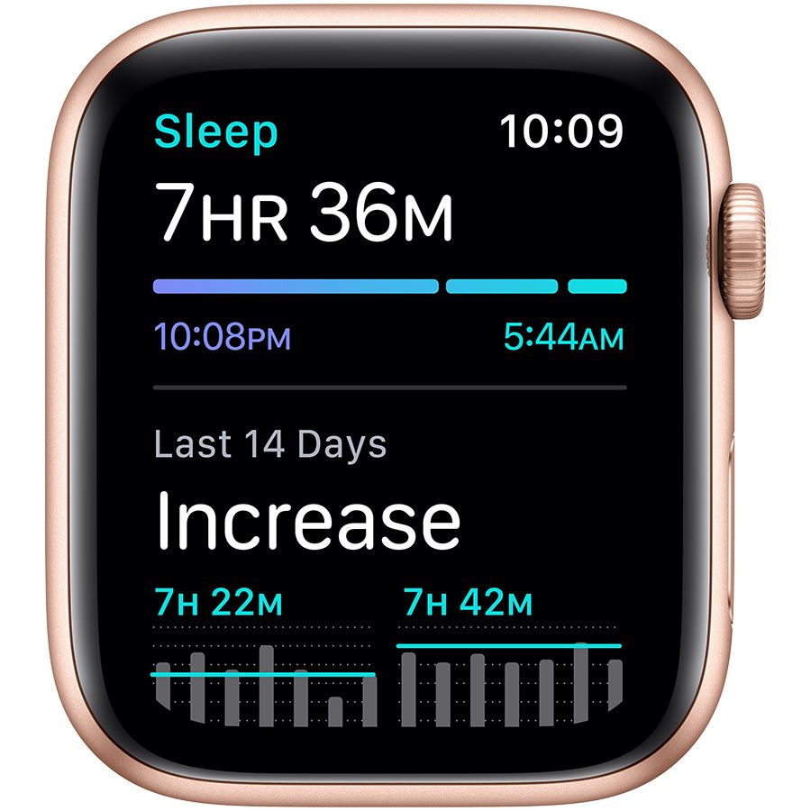 Apple Watch SE GPS, 44мм, Золотой, Cпортивный ремешок цвета «розовый песок» MYDR2 б/у - Фото 3