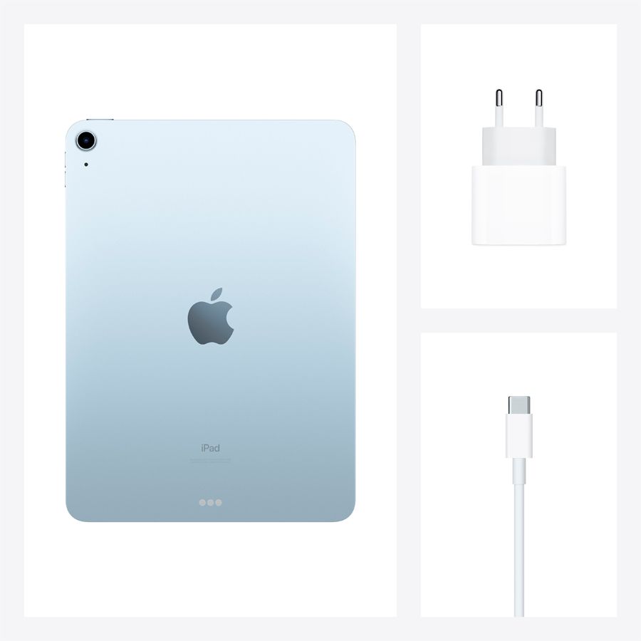 iPad Air 4, 64 ГБ, Wi-Fi, Небесно-голубой MYFQ2 б/у - Фото 3