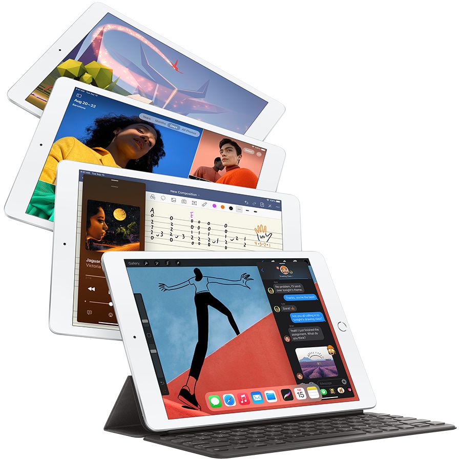 iPad 10.2 (8 Gen), 32 ГБ, Wi-Fi, Серый космос MYL92 б/у - Фото 3