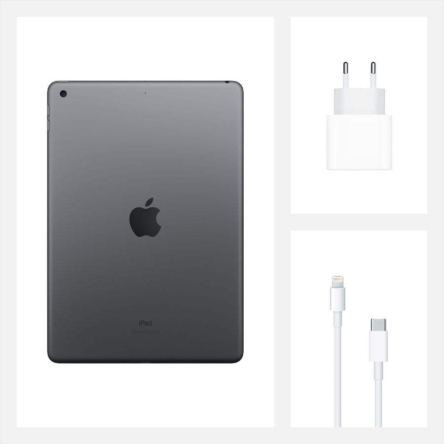 iPad 10.2 (8 Gen), 32 ГБ, Wi-Fi, Серый космос MYL92 б/у - Фото 7