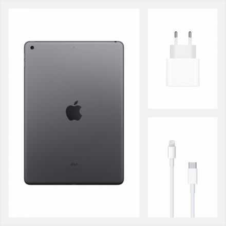 iPad 10.2 (8 Gen), 32 ГБ, Wi-Fi, Серый космос MYL92 б/у - Фото 9