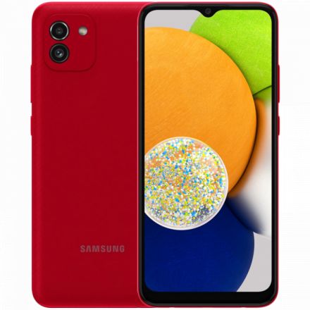 Samsung Galaxy A03 32 ГБ Красный SM-A035FZRDSEK б/у - Фото 0
