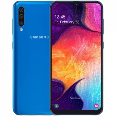 Samsung Galaxy A50 128 ГБ Синий SM-A505FZBQSEK б/у - Фото 0