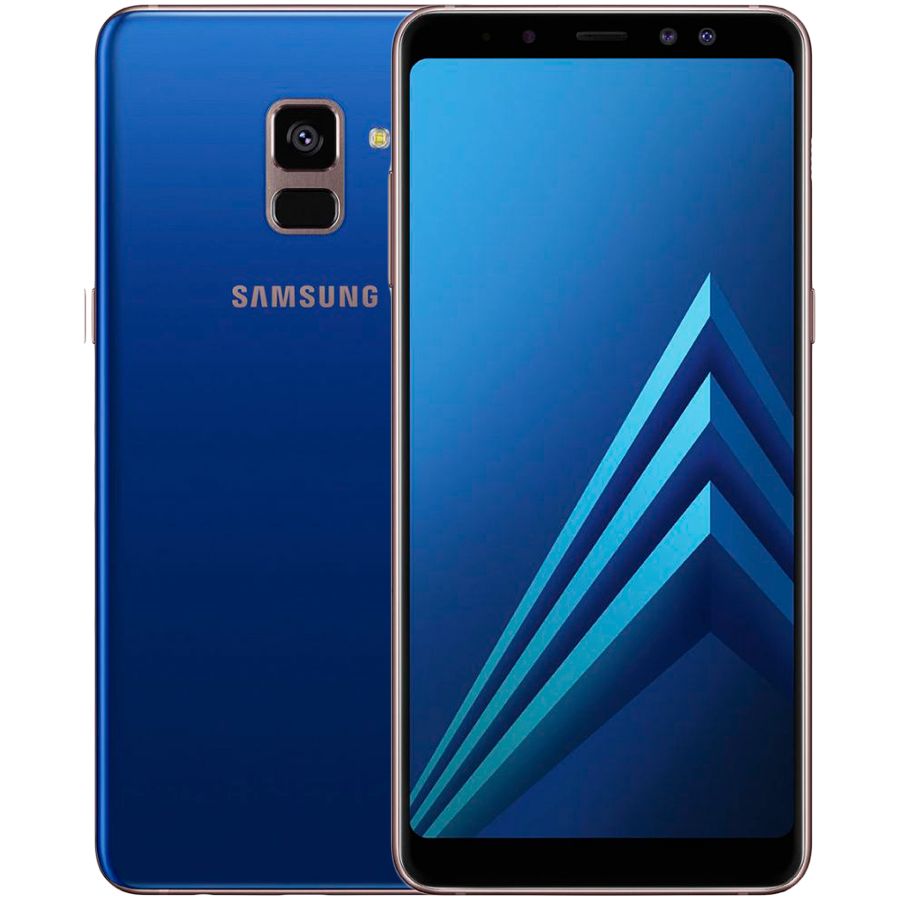Samsung Galaxy A8 2018 32 ГБ Синий SM-A530FZBUSEK б/у - Фото 0