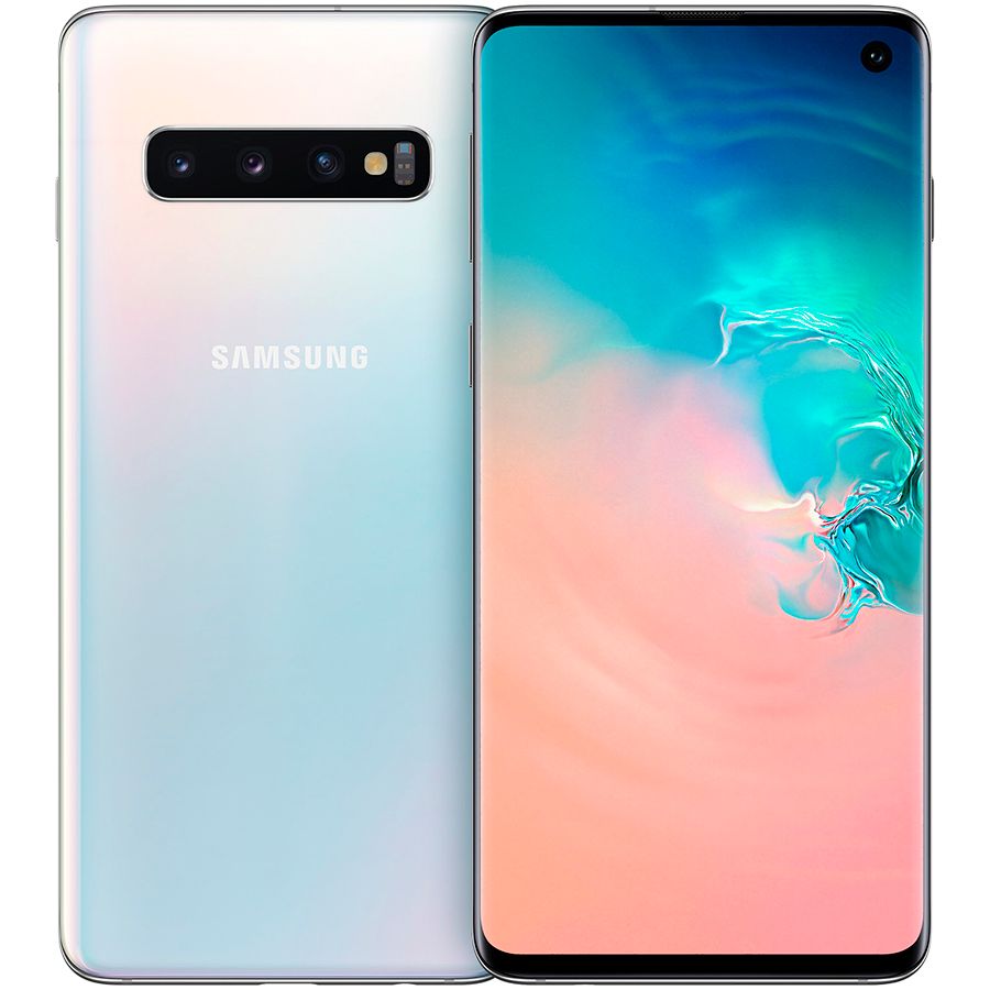 Samsung Galaxy S10 128 ГБ Белый SM-G973FZWDSEK б/у - Фото 0