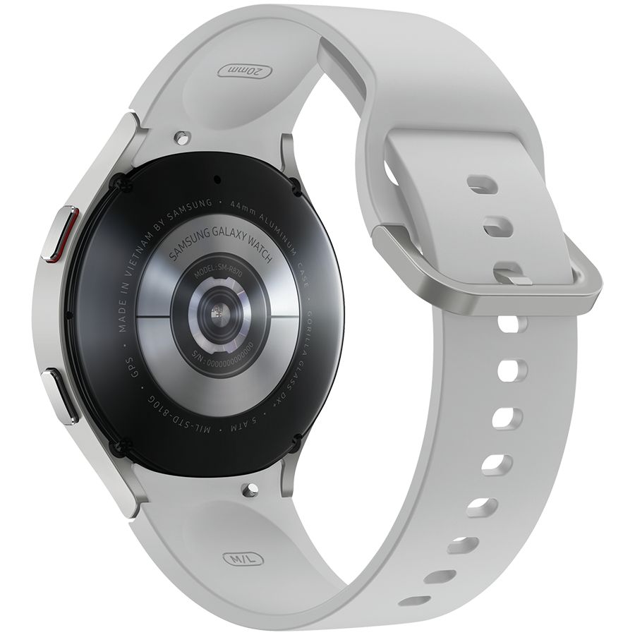 Samsung Galaxy Watch 4 (1.40", 450x450, 16 ГБ, Wear OS, Bluetooth 5.0) Серебристый SM-R870ZSASEK б/у - Фото 2
