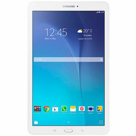 Samsung Galaxy Tab E 9.6' (9.6'',1280x800,8 ГБ,Android,Wi-Fi,BT,Micro USB 2.0, Белый SM-T561ZWDSEK б/у - Фото 0